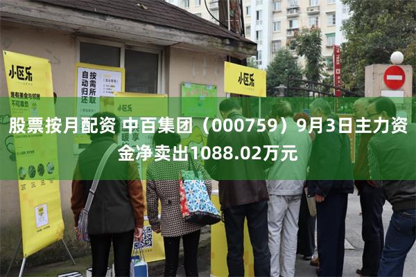 股票按月配资 中百集团（000759）9月3日主力资金净卖出1088.02万元