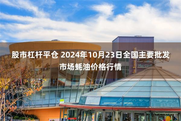 股市杠杆平仓 2024年10月23日全国主要批发市场蚝油价格行情